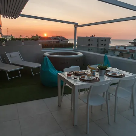La Terrazza Jfk- Vista Mare 5 Min Dal Centro Appartement
